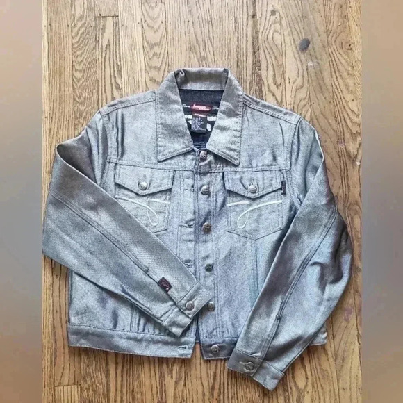 Johnny‎ blaze flame jacket womens size large - Picture 1 of 6